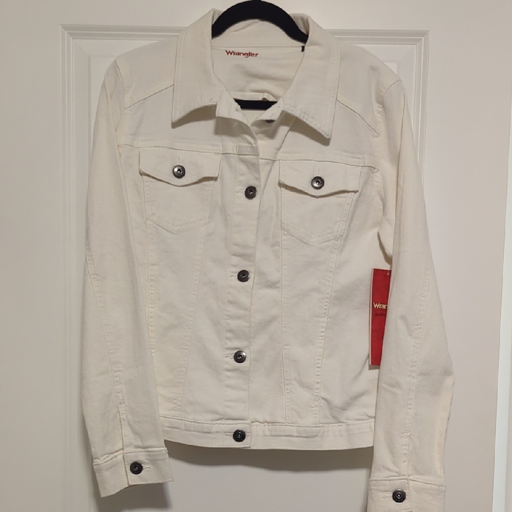 Wrangler Women's Off-White Denim Jacket